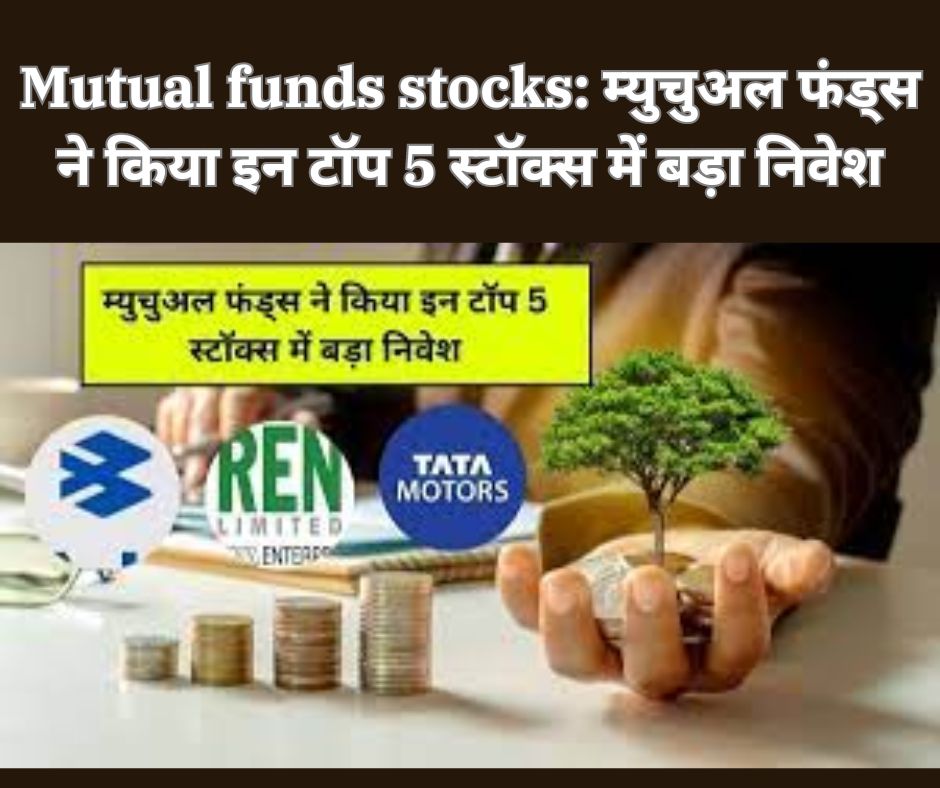 Mutual funds stocks: म्युचुअल फंड्स ने किया इन टॉप 5 स्टॉक्स में बड़ा निवेशv