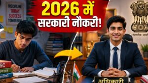 2026 सरकारी नौकरी स्टूडेंट से अधिकारी मोटिवेशन इमेज