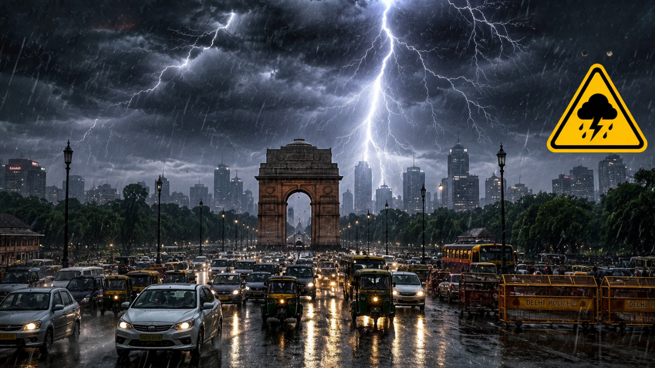 DELHI ALERT! 70 KM/H STORM